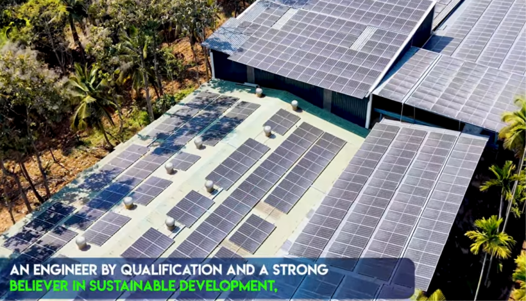 500 kW solar rooftop power plant at Akashwini Beverages Tumkur installed by Power Inc Solaar